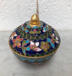 Vintage Champleve Enamel Lidded Bowl | Antique & Vintage | Moonee Ponds Antiques | Australia Wide Delivery