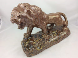 Hand Made Glazed Stoneware Lion | Antique & Vintage | Moonee Ponds Antiques | Australia Wide Delivery