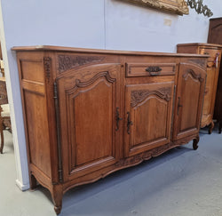 Beautiful French Oak Carved Sideboard | Antique & Vintage | Moonee Ponds Antiques | Australia Wide Delivery
