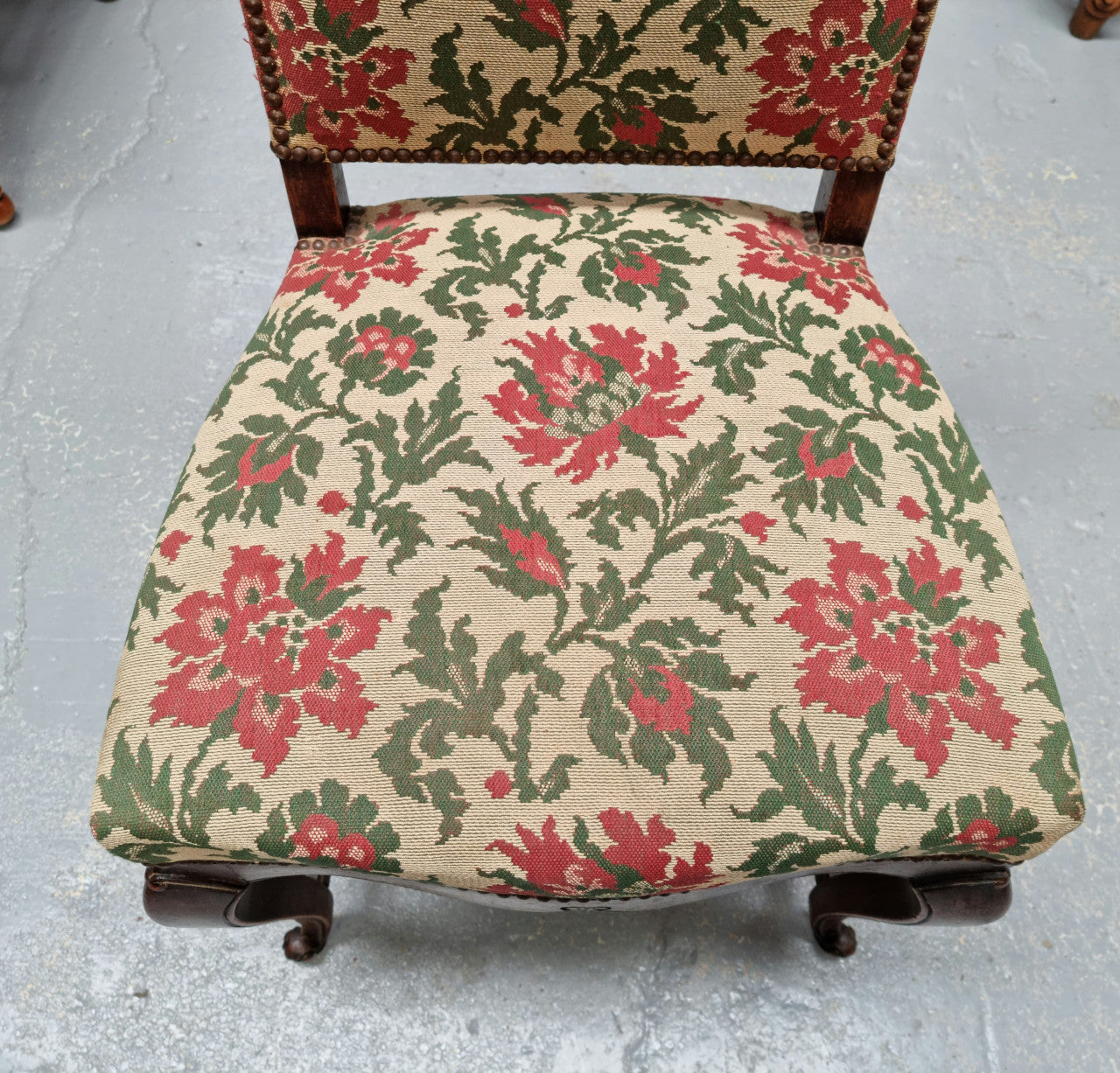 Rare Set of Eight High Quality French Walnut Louis XV Style Chairs | Antique & Vintage | Moonee Ponds Antiques | Australia Wide Delivery