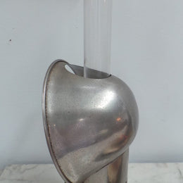 Antique Kerosene Metal Lamp With Reflector