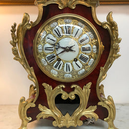 Sensational French Boulle mantle clock