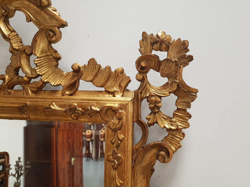 French 19th Century Gilt Wall Mirror