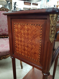 French Louis XVI Style Single Bedside Cabinet | Antique & Vintage | Moonee Ponds Antiques | Australia Wide Delivery