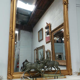 French Gilded Decorative Napoleon III Style Mirror