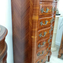 Antique French Marquetry Semainier