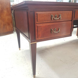French Mahogany Partners Desk