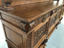 French Oak Renaissance Style Sideboard | Antique & Vintage | Moonee Ponds Antiques | Australia Wide Delivery