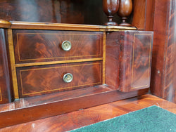 French Flame Mahogany Secretaire a Abattant | Antique & Vintage | Moonee Ponds Antiques | Australia Wide Delivery