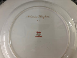 Moonee Ponds Antiques Spode Audubon Bird Plate "Arkansas Kingbird #7"