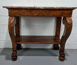 19th Century French Mahogany Console Table | Antique & Vintage | Moonee Ponds Antiques | Australia Wide Delivery