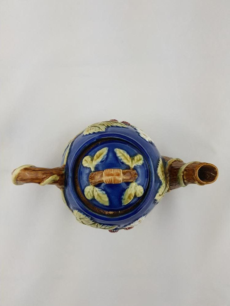 Victorian Majolica Teapot