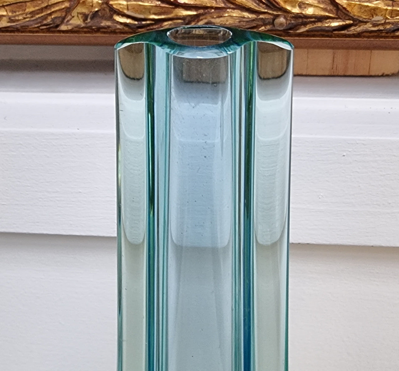 Beautiful Green Murano Style Glass Vase