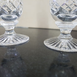 Stuart Crystal Salt & Pepper Shakers