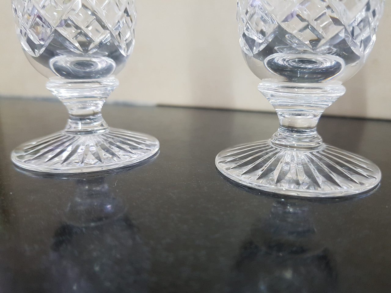 Stuart Crystal Salt & Pepper Shakers | Antique & Vintage | Moonee Ponds Antiques | Australia Wide Delivery