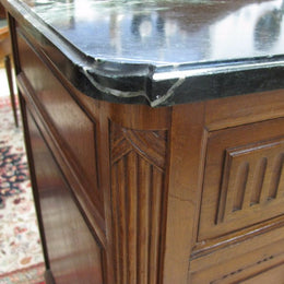 French Walnut Louis XVI Style Commode