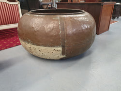 Rare & Unique Huge Antique Copper Cauldron Made In Melbourne | Antique & Vintage | Moonee Ponds Antiques | Australia Wide Delivery