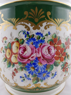 Floral Porcelain Jardiniere | Antique & Vintage | Moonee Ponds Antiques | Australia Wide Delivery