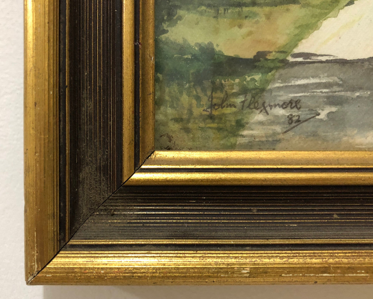 Beautiful John Flexmore Framed Watercolour | Antique & Vintage | Moonee Ponds Antiques | Australia Wide Delivery