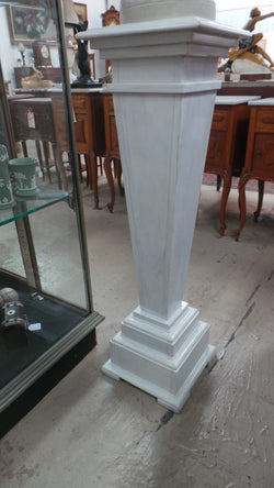 Pair Of 19th-Century Classical White Marble Pedestals | Antique & Vintage | Moonee Ponds Antiques | Australia Wide Delivery