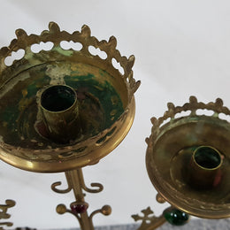 Antique Church Candle Holder