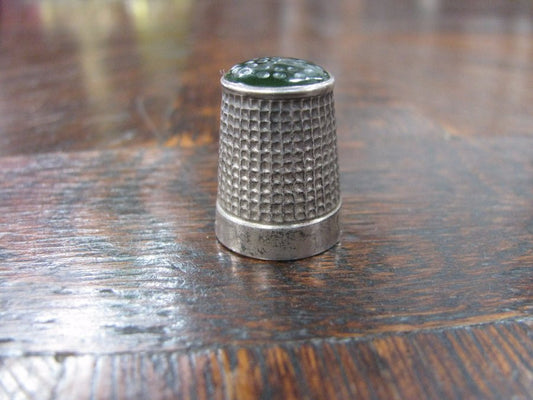 Antique Edwardian Sterling Silver Thimble