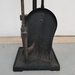 Vintage Cast Iron Fire Tools