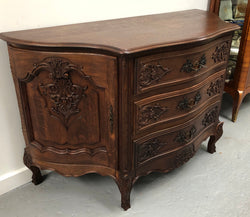 Beautiful French Oak Carved Commode | Antique & Vintage | Moonee Ponds Antiques | Australia Wide Delivery