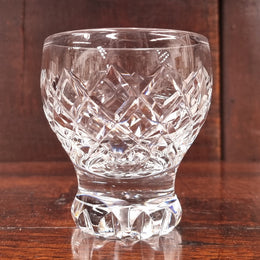 Set of six crystal spirit glasses. In good original condition.