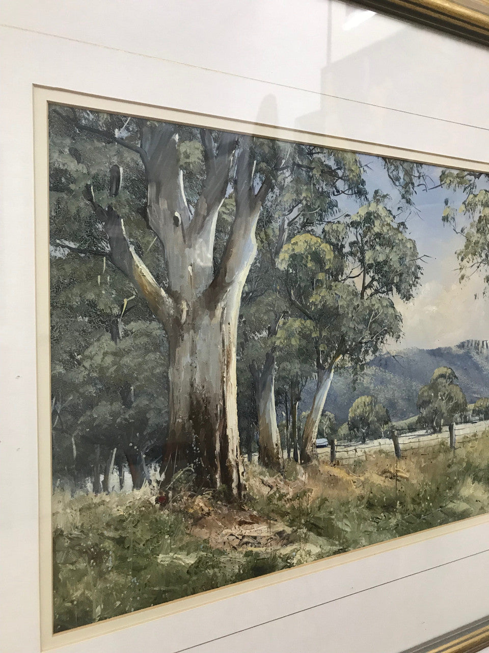 Australian Framed Landscape by Hugh Guthrie | Antique & Vintage | Moonee Ponds Antiques | Australia Wide Delivery