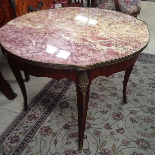 French Marble Top Coffee Table