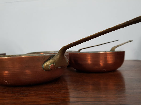 Antique Copper Frying Pans
