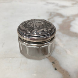 Beautiful Small Cut Glass Trinket Box