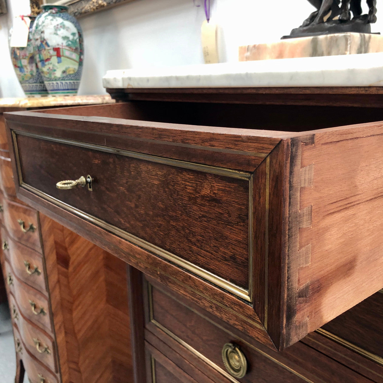 Beautiful French Mahogany Semainier | Antique & Vintage | Moonee Ponds Antiques | Australia Wide Delivery