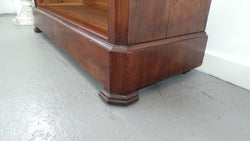 Louis Phillipe Mahogany French Open Bookcase | Antique & Vintage | Moonee Ponds Antiques | Australia Wide Delivery