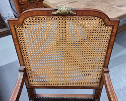 Imposing French Louis XV Style Inlaid Desk Chair with Ormolu Mounts | Antique & Vintage | Moonee Ponds Antiques | Australia Wide Delivery