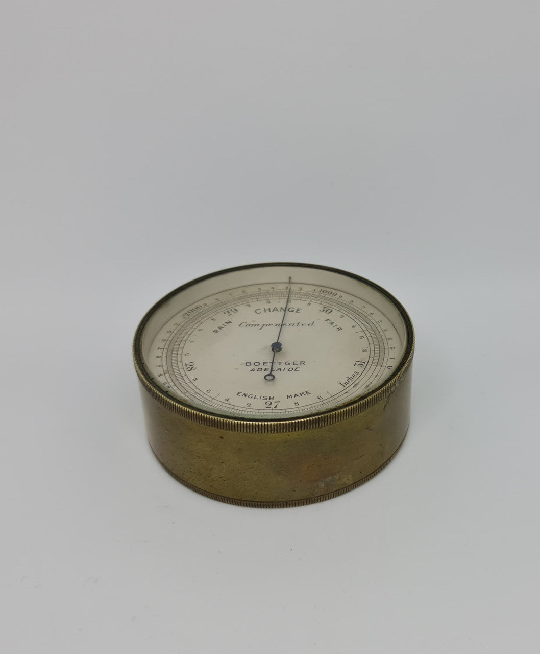 Antique Travelers Altimeter- Barometer Boettger Adelaide | Antique & Vintage | Moonee Ponds Antiques | Australia Wide Delivery