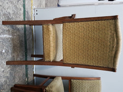Set Of Six Upholstered Dining Chairs And Two Matching Carvers | Antique & Vintage | Moonee Ponds Antiques | Australia Wide Delivery