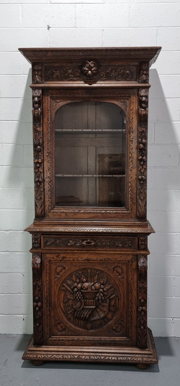 19th Century French Oak Gothic Style Cabinet | Antique & Vintage | Moonee Ponds Antiques | Australia Wide Delivery