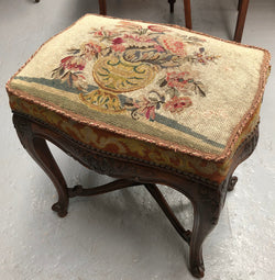 French Tapestry Piano Stool | Antique & Vintage | Moonee Ponds Antiques | Australia Wide Delivery