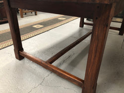 French Style Reclaimed Red Gum Timber Farmhouse Table | Antique & Vintage | Moonee Ponds Antiques | Australia Wide Delivery