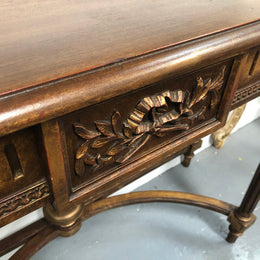 Hard to find 19th Century Louis XV gilded walnut console table in very good condition.