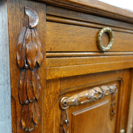 French oak petite sideboard