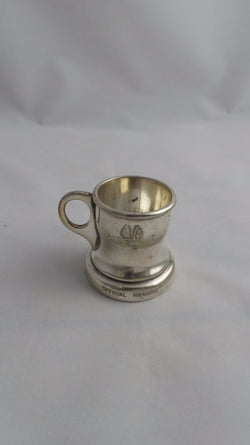 Silver Plate Rum Measure Made By Stokes And Son | Antique & Vintage | Moonee Ponds Antiques | Australia Wide Delivery