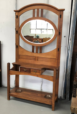 Fabulous Arts and Crafts Hall stand | Antique & Vintage | Moonee Ponds Antiques | Australia Wide Delivery