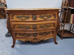 Impressive Louis XV Style Three Drawer Walnut Commode | Antique & Vintage | Moonee Ponds Antiques | Australia Wide Delivery