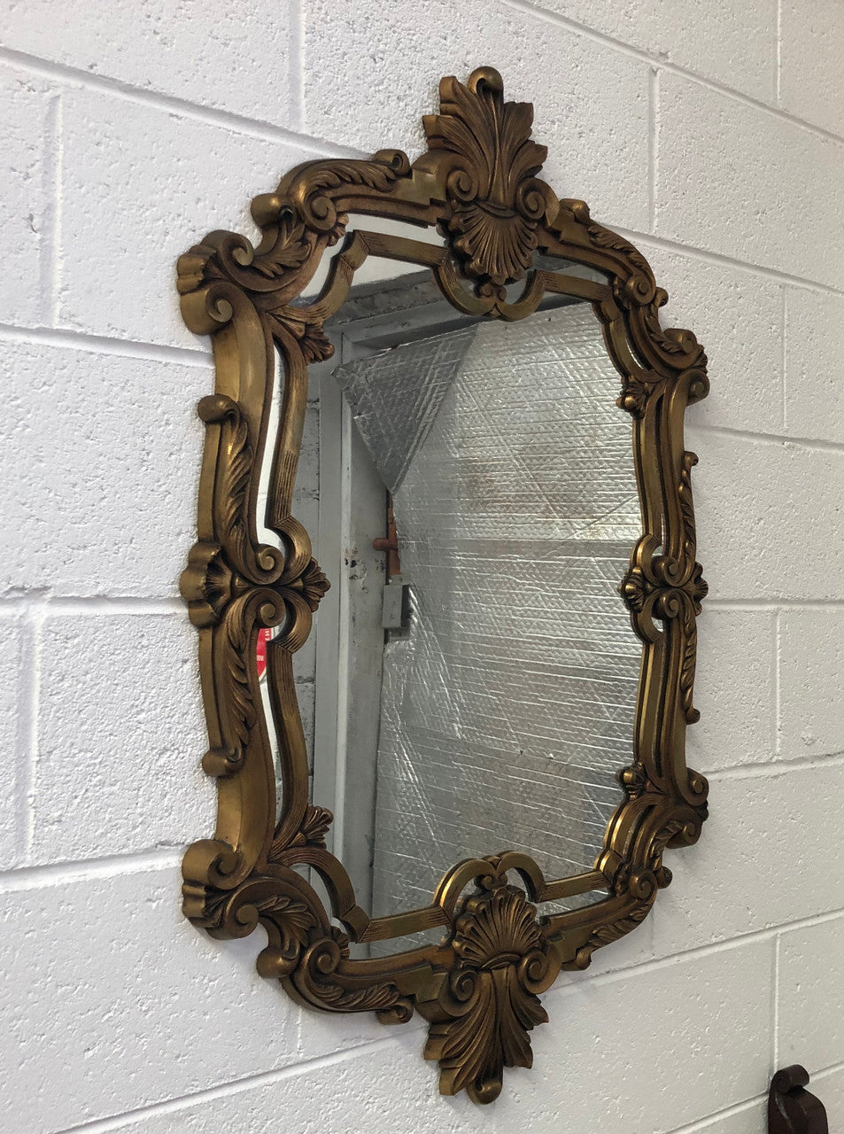 Ornate French Style Gilt Mirror Beveled Edge Glass | Antique & Vintage | Moonee Ponds Antiques | Australia Wide Delivery