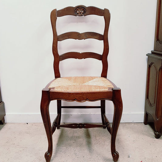 Set of six French Oak Chairs-1
