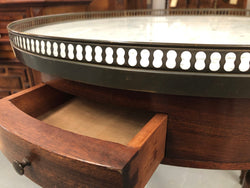 Large French Marble Top Bouillotte Table | Antique & Vintage | Moonee Ponds Antiques | Australia Wide Delivery