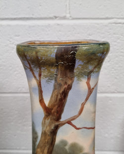 Pair of Victorian Hand Painted Decorative Vases | Antique & Vintage | Moonee Ponds Antiques | Australia Wide Delivery